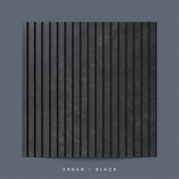 Painel Ripado Eva Laminado Autocolante 10cm Urban Black | Valor do Metro - 3