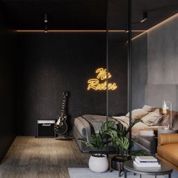 Painel Ripado Eva Laminado Autocolante 10cm Urban Black | Valor do Metro - 2