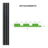 Painel Ripado Eva Laminado Autocolante 10cm Urban Black | Valor do Metro - 5