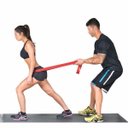 Ver imagem 2 de Faixa Elastica Super Band Resistencia Extensor Crossfit Exercicio Vermelho