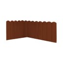 Ver imagem 1 de Cabeceira Painel Cama Solteiro Box Nuvem Suede Sandy 90 cm:Terracota
