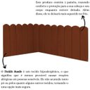 Ver imagem 5 de Cabeceira Painel Cama Solteiro Box Nuvem Suede Sandy 90 cm:Terracota