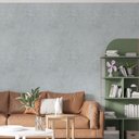Ver imagem 1 de Papel de Parede Adesivo Cimento Claro Azulado - 2,5m
