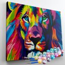 Ver imagem 1 de Kit Pintura Terapêutica - Leão Psicodélico