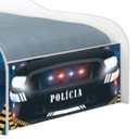Ver imagem 5 de Cama Carro Polícia Kids Solteiro com Colchão