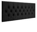 Ver imagem 2 de Cabeceira Leticia Casal Cama Box Dobrável 1,40 Suede Preto- Decoratte Home