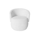 Ver imagem 1 de Poltrona Decorativa Beatriz Orgânica Couro Branco