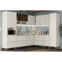 Ver imagem 4 de Gabinete Cozinha Modulado Fineze 2 Gavetas 40cm Areia Henn