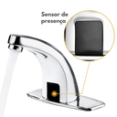 Ver imagem 4 de Torneira Automática Banheiro Comercio Restaurante Hospital Prateado Cromado