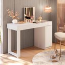 Ver imagem 1 de Gabinete Toucador Luxure Branco Fosco