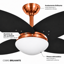 Ver imagem 2 de Ventilador Infinity Lótus 1025 4 Pás Pretas com Controle