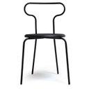 Ver imagem 7 de Kit 4 Cadeiras Base Tubular Fixa Fantasminha Chef Preto