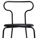 Ver mais imagens de Kit 4 Cadeiras Base Tubular Fixa Fantasminha Chef Preto