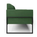 Ver imagem 5 de Sofá Namoradeira Base Industrial Alta Preto Marisa Suede D03 - D\'rossi Cor Verde