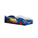 Ver imagem 3 de Mini Cama Personagens Grade Proteção Crianças Carro Azul Carro Rida Relâmpago Azul
