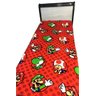 Manta Solteiro Inverno Vermelha Super Mario Bros Nintendo - 1