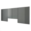 Ver mais imagens de Cama Casal 1,48m Cabeceira e 2 Mesas Laterais Mdf sob Medida Cor:cinza Sagrado