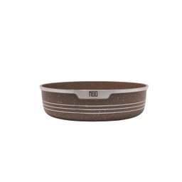 Conjunto de Assadeiras Antiaderente Revestimento Mármore Cerâmico 4 Peças Marrom - 6