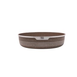 Conjunto de Assadeiras Antiaderente Revestimento Mármore Cerâmico 4 Peças Marrom - 5