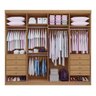 Guarda Roupa Casal 8 Pts Daymond Cinamomo Ddoro - 4