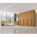 Ver imagem 2 de Guarda Roupa Casal 8 Pts Daymond Cinamomo Ddoro