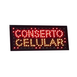 Letreiro Led Painel Luminoso Placa Loja Conserto Celular - 1