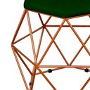Ver imagem 3 de Kit 02 Puffs Aramado Bronze Six L02 Suede Verde Musgo