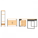 Ver imagem 3 de Conjunto Home Office 4 Peças 100% Mdf Pratice - Pradel