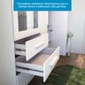 Guarda-Roupa de Bebê 4 Portas Detalhe Em Acrílico 3 Gavetas Retrô  - 11