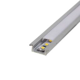 Perfil Alumínio Slim 24mm Embutir 2 Metros para Fita Led - 3
