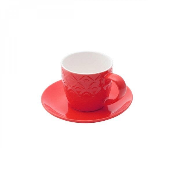 Jogo de Xícaras de Café com Pires Porcelana 12 Peças 90ml Winter Rojemac - 5
