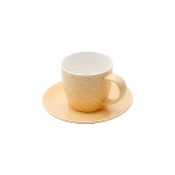 Jogo de Xícaras de Café com Pires Porcelana 12 Peças 90ml Winter Rojemac - 3