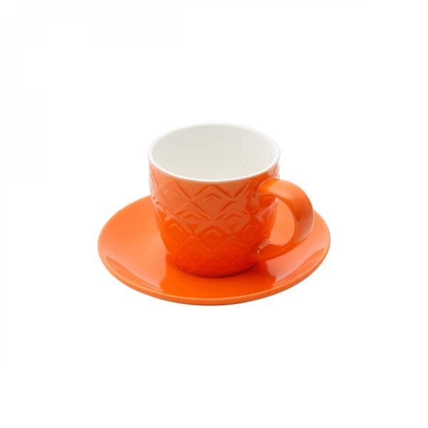 Jogo de Xícaras de Café com Pires Porcelana 12 Peças 90ml Winter Rojemac - 6