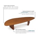 Ver imagem 4 de Mesa de Centro Orgânica 120 cm Madeira Maciça