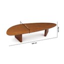 Ver imagem 3 de Mesa de Centro Orgânica 120 cm Madeira Maciça