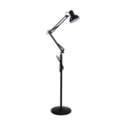 Luminária Abajur pedestal Articulada Chão Metal Lustre Coluna 1,90m