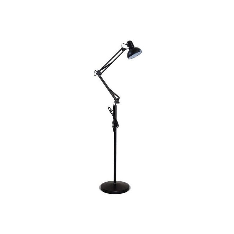Luminária Abajur pedestal Articulada Chão Metal Lustre Coluna 1,90m