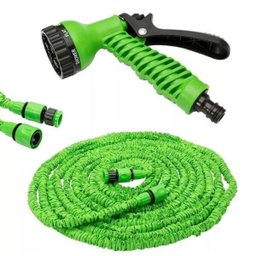 Mangueira Magica Expansivel 37.5M Flexivel Jardim Casa Quintal Carro Limpeza - 1