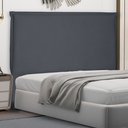 Ver imagem 5 de Cabeceira Decorativa Queen Size 1,60m Trento Suede Cinza - Gran Belo