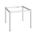 Ver imagem 2 de Mesa Quadrada com Tampo em Vidro Califórnia 