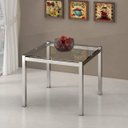 Ver imagem 1 de Mesa Quadrada com Tampo em Vidro Califórnia 