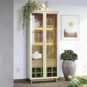 Ver imagem 3 de Cristaleira 2 Portas 1 Gaveta Off White Freijo Clb Off White
