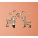 Ver imagem 2 de Espelho Decorativo Acrílico Enfeite Cachorinho 36x52cm 38210