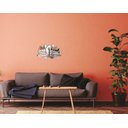 Ver imagem 5 de Espelho Decorativo Acrílico Enfeite Flor Lotus 34x57cm 38209