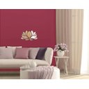 Ver imagem 3 de Espelho Decorativo Acrílico Enfeite Flor Lotus 34x57cm 38209