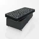 Ver imagem 5 de Cama Box Baú Solteiro + Colchão Smart Espuma D20 - 88x188x56cm - Preto