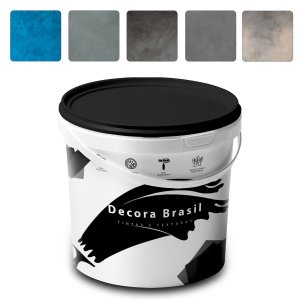 Cimento Queimado Rústico Decora Fácil Efeito Decorativo - 3.6l - Cimento Queimado