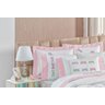 Jogo De Lençol Paris Queen 4pçs Percal 200 Fios 100% Algodão Rosa - 2