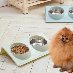 Comedouro/pote Ração Inox Duplo Pet /gatos e Cães Pequenos Atóxico - 8
