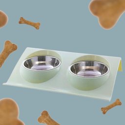 Comedouro/pote Ração Inox Duplo Pet /gatos e Cães Pequenos Atóxico - 9